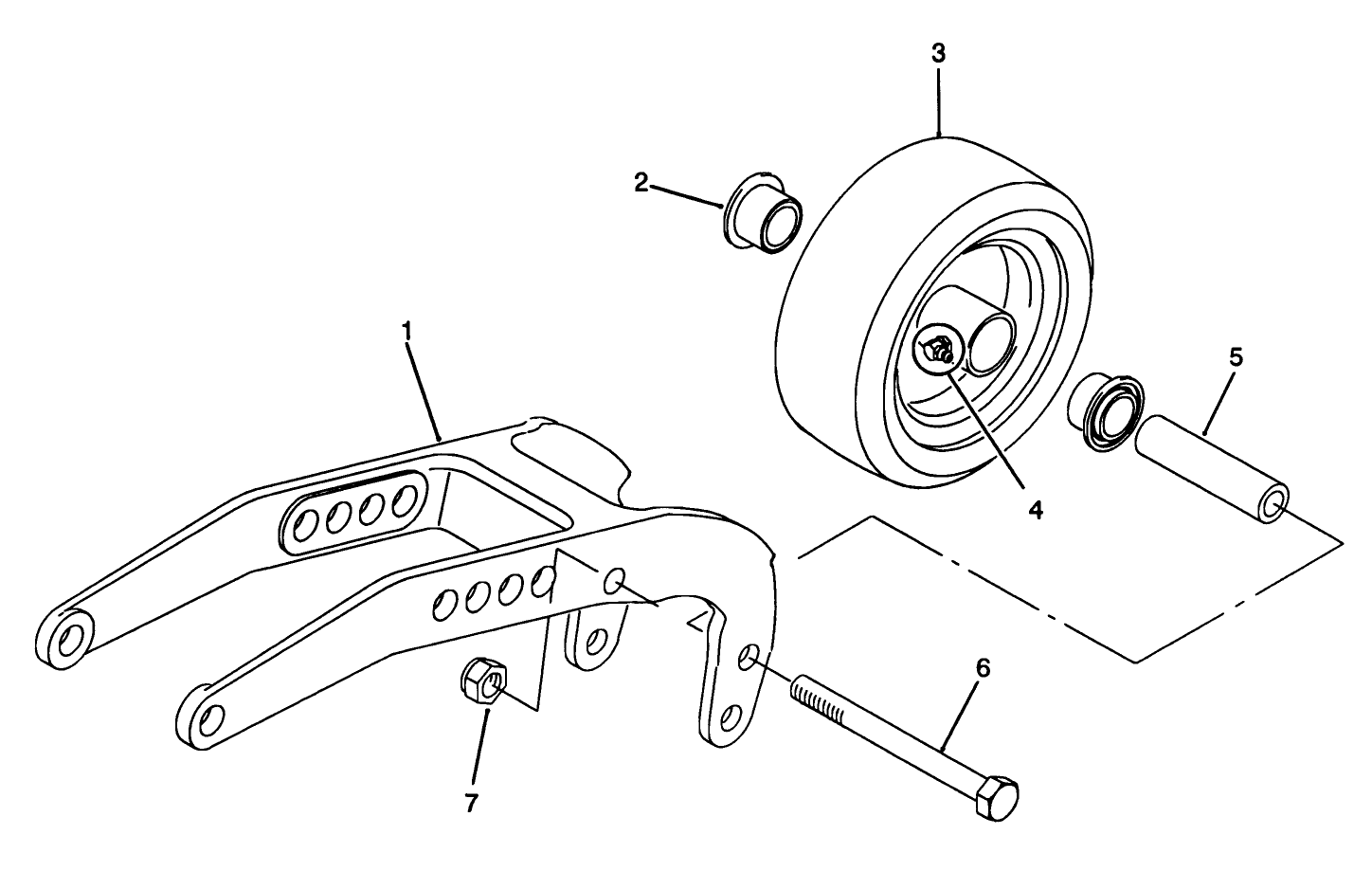 Rear Pivot Arm Assembly