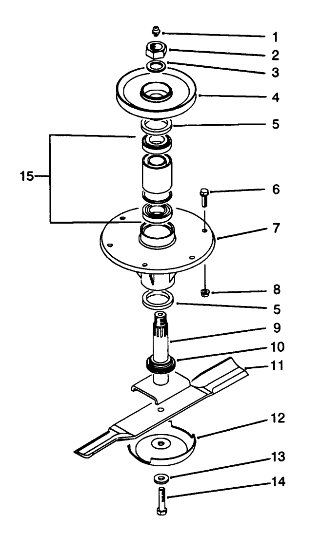 Spindle Assembly (wings)