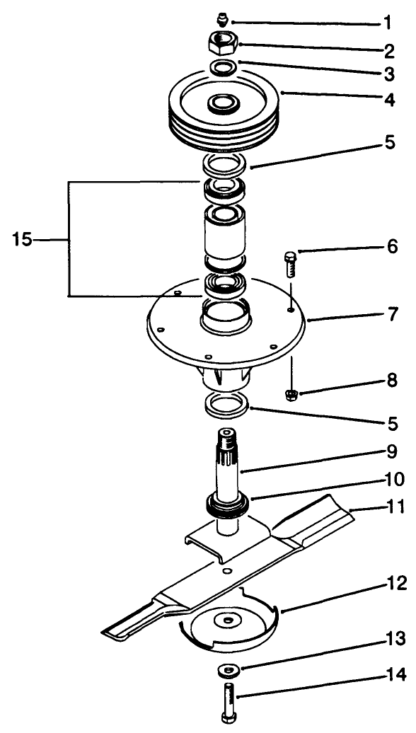 Spindle Assembly (center)
