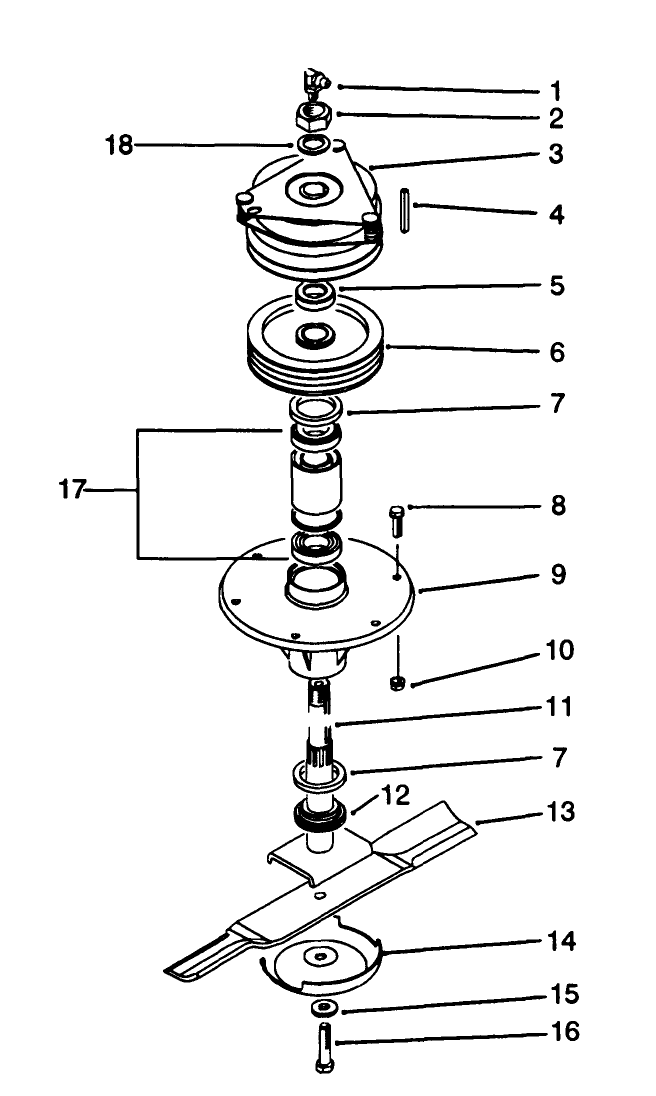 Spindle Assembly (clutch)