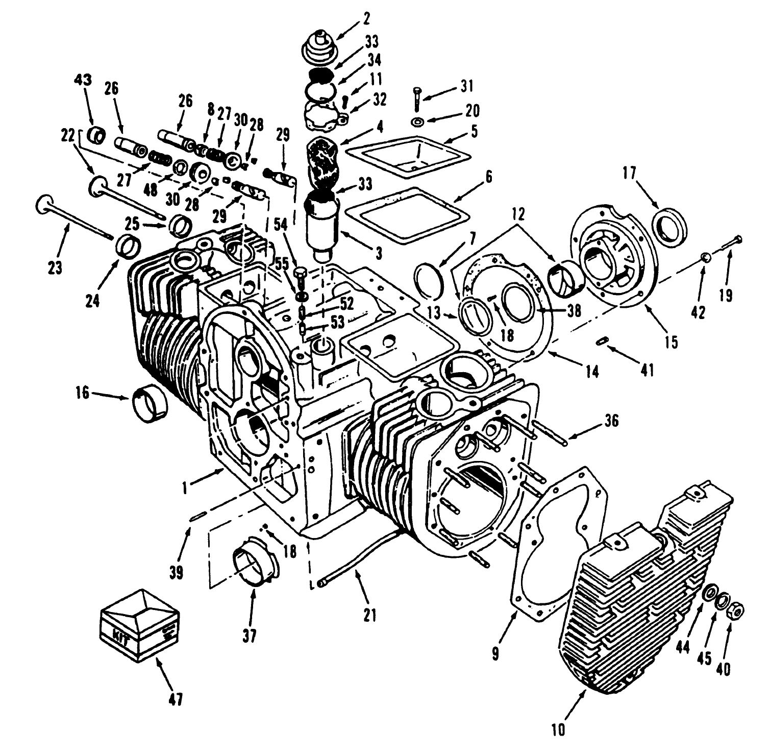 Engine Cylinder Block P224 G Spec. E