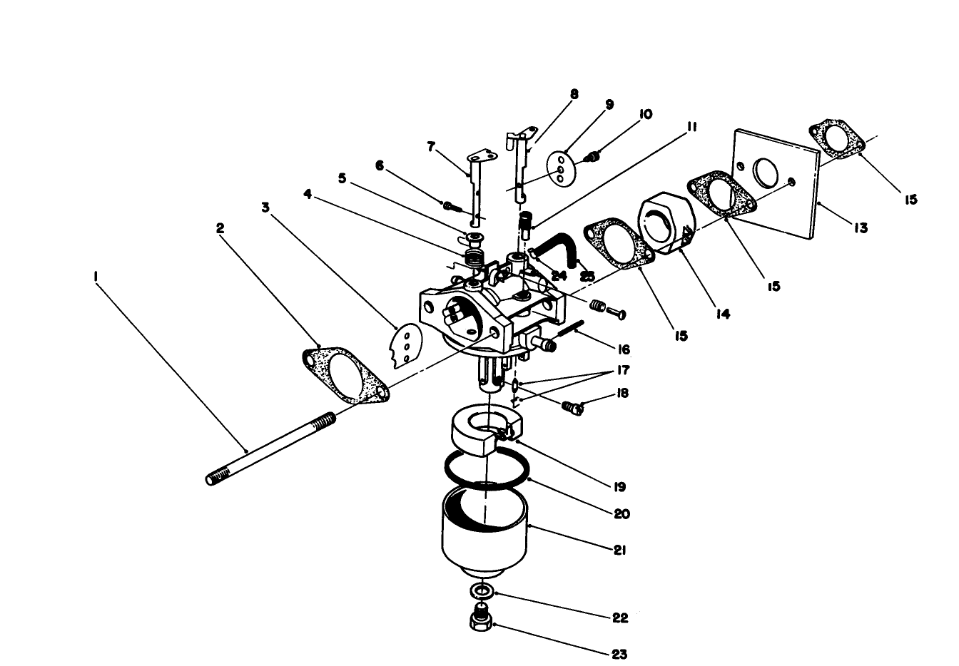 Carburetor Assembly (engine No. 47pm1-2)