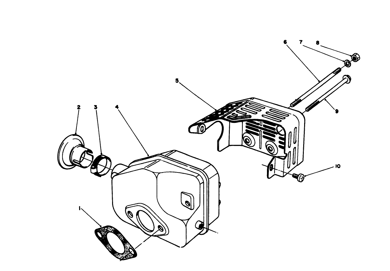 Muffler Assembly (engine No. 47pm1-2)