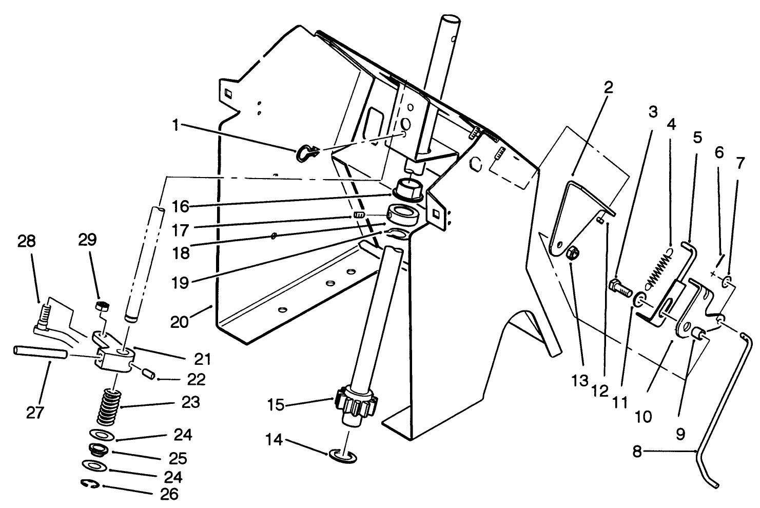 Steering Shaft And Indicator Assembly