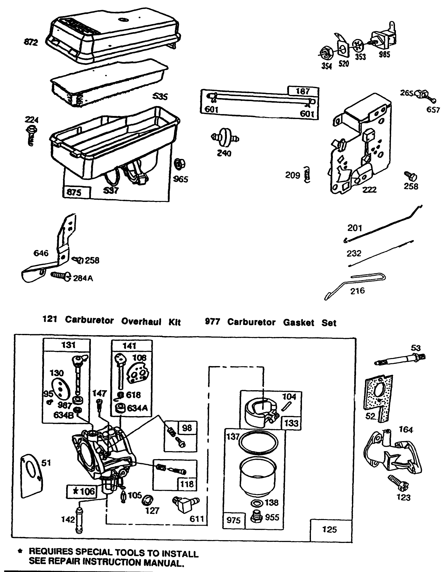 Briggs & Stratton Model 257707-0127-01