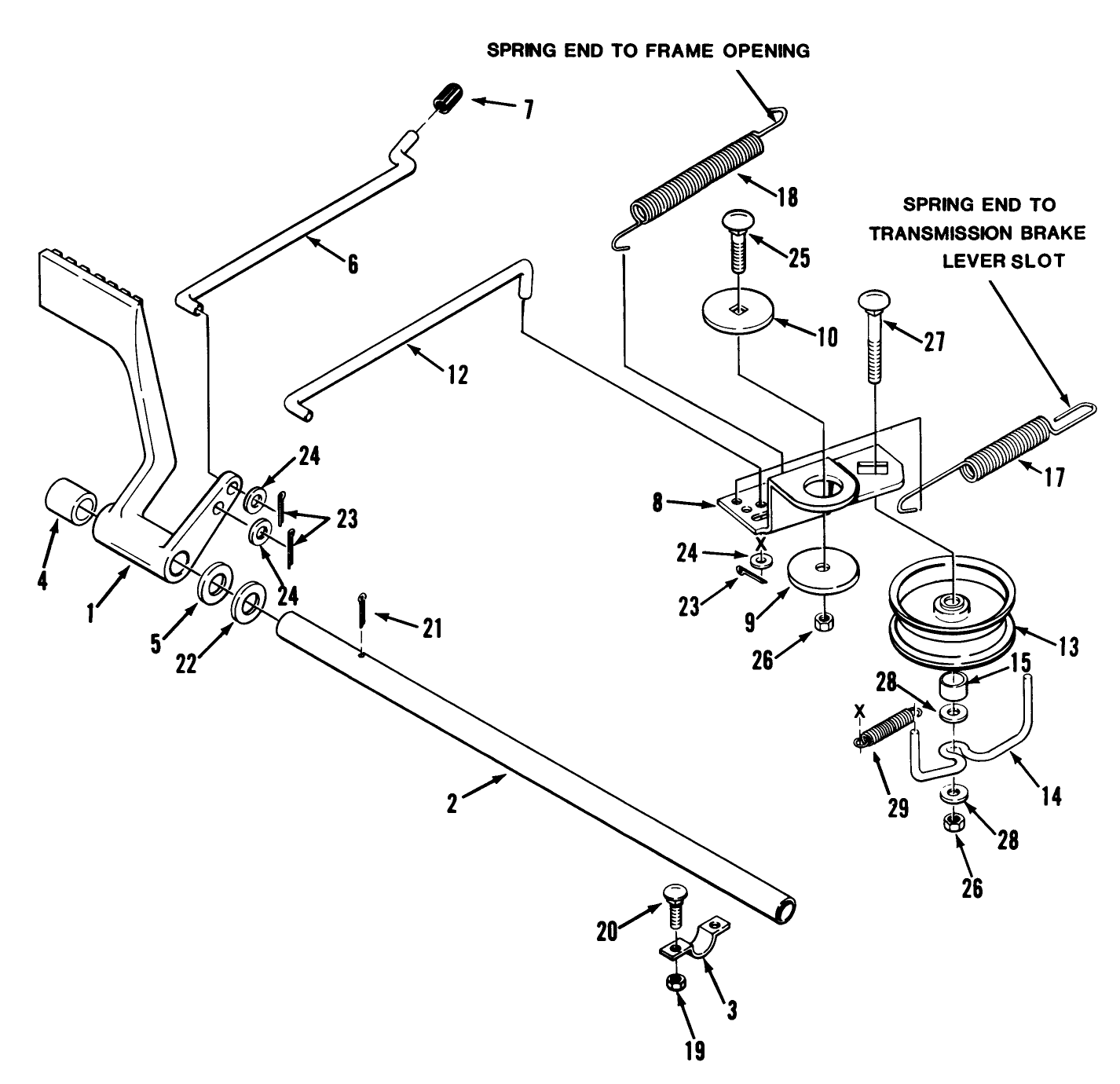 Brake & Idler Assembly (212-5)