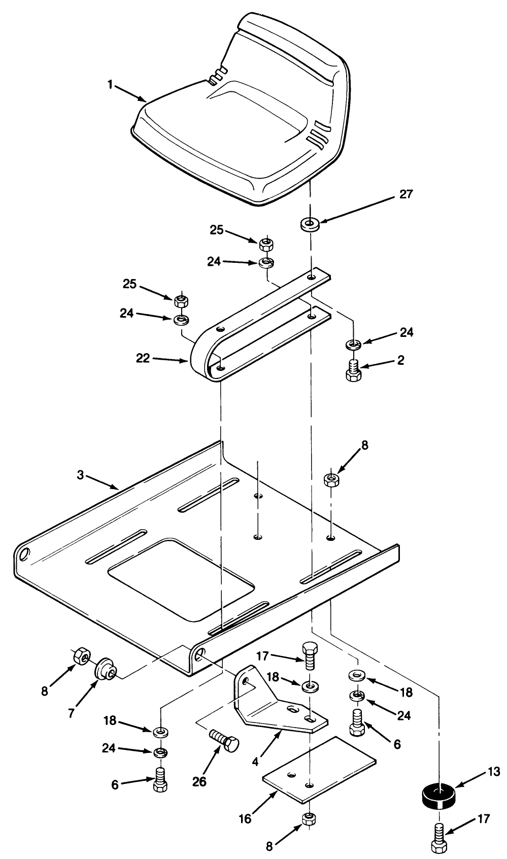 Seat Assembly (212-5 & 212-H)