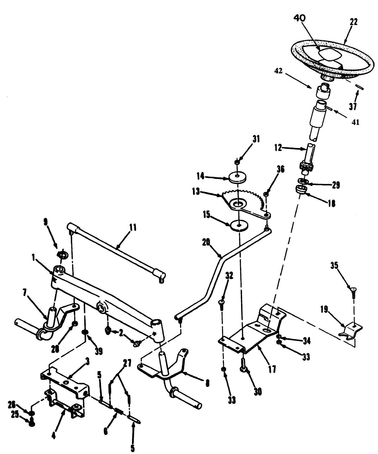 Front Axle & Steering Assembly