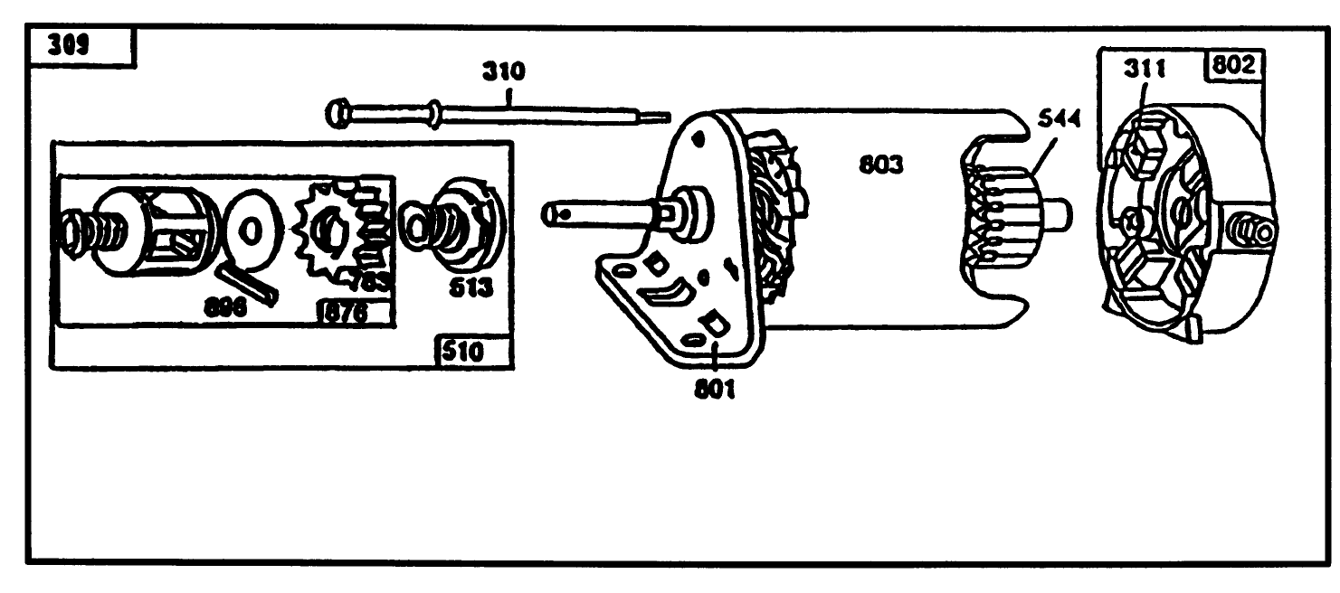Starter B/s Model 257707-0123-01