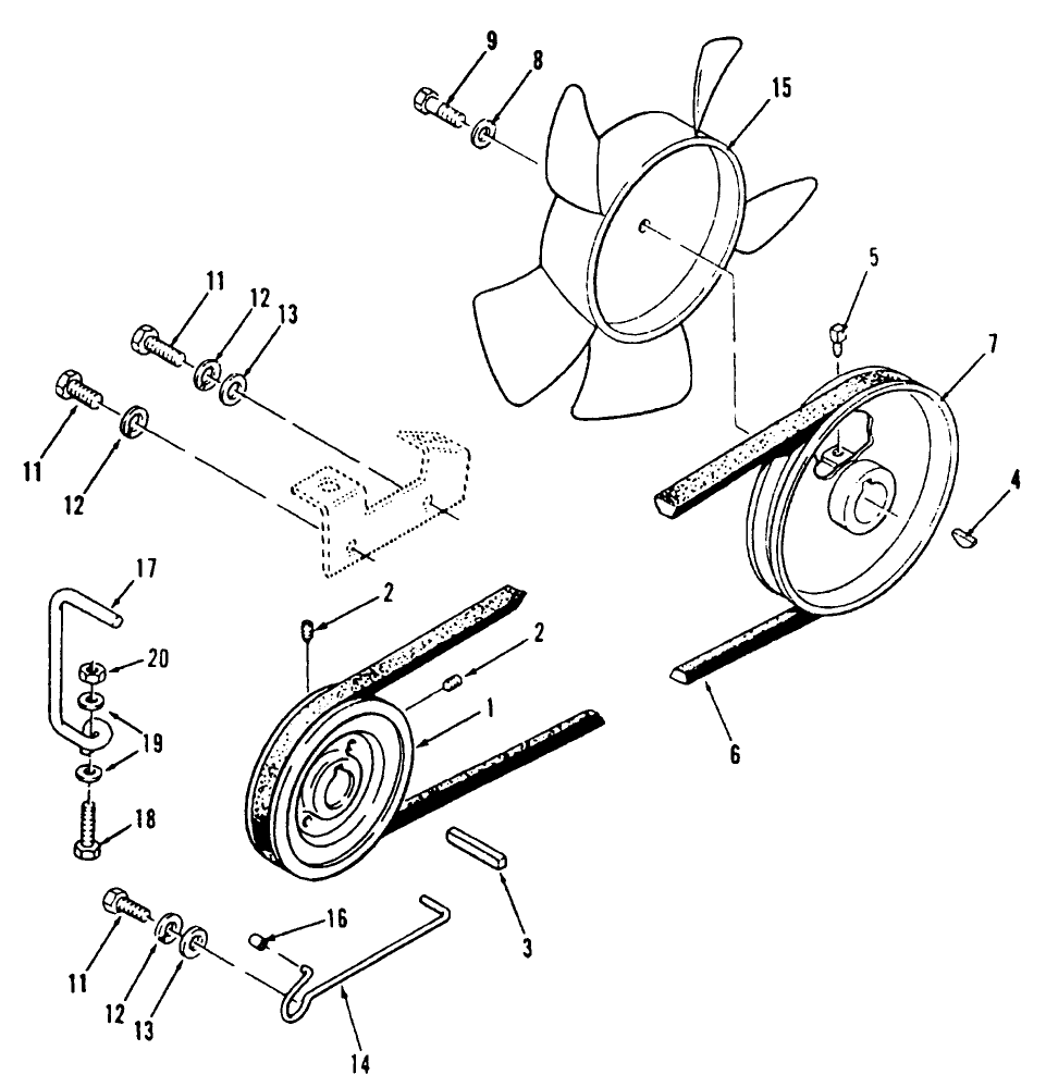Drive Belt And Pulleys