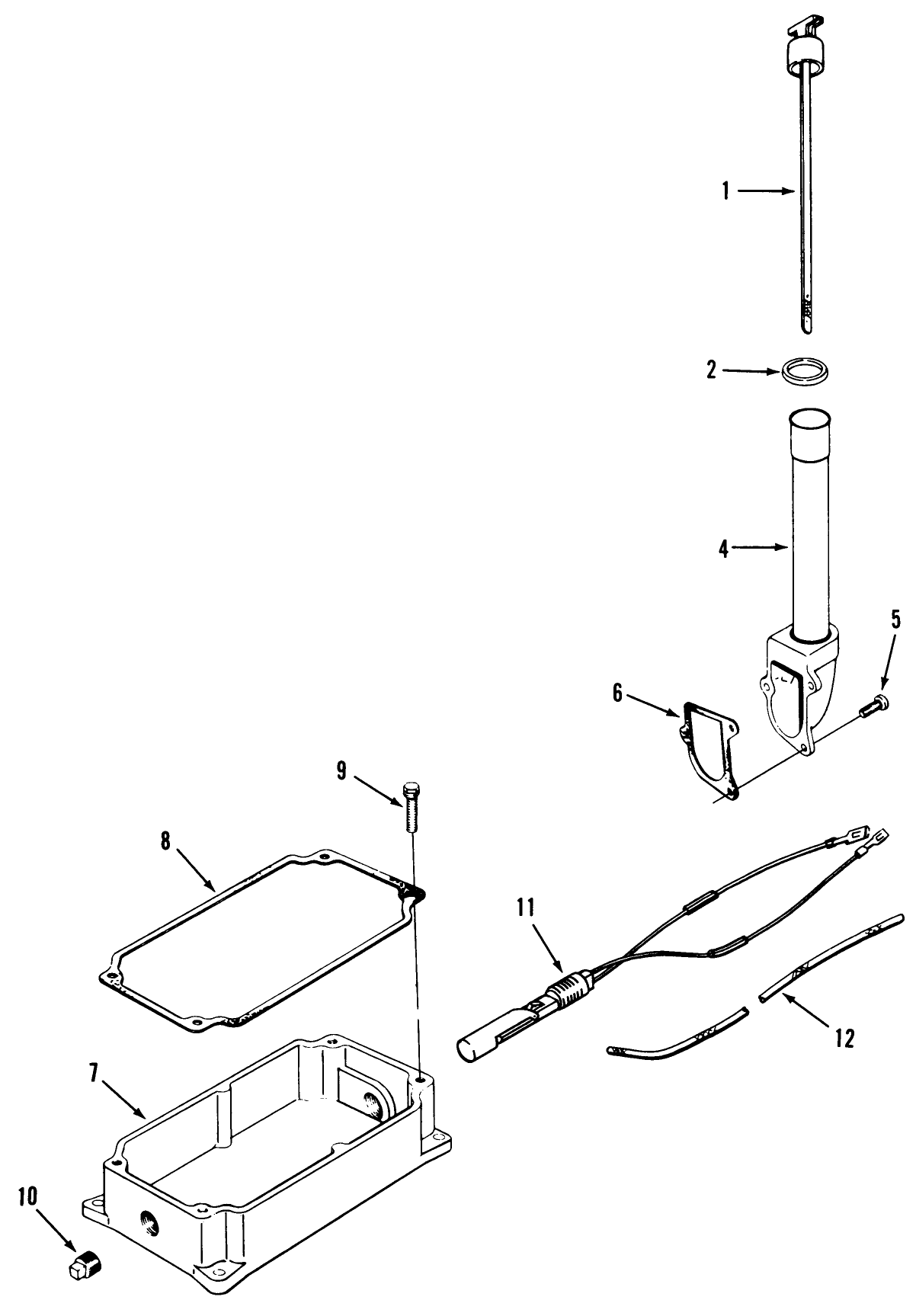 Kohler Oil Pan And Dipstick