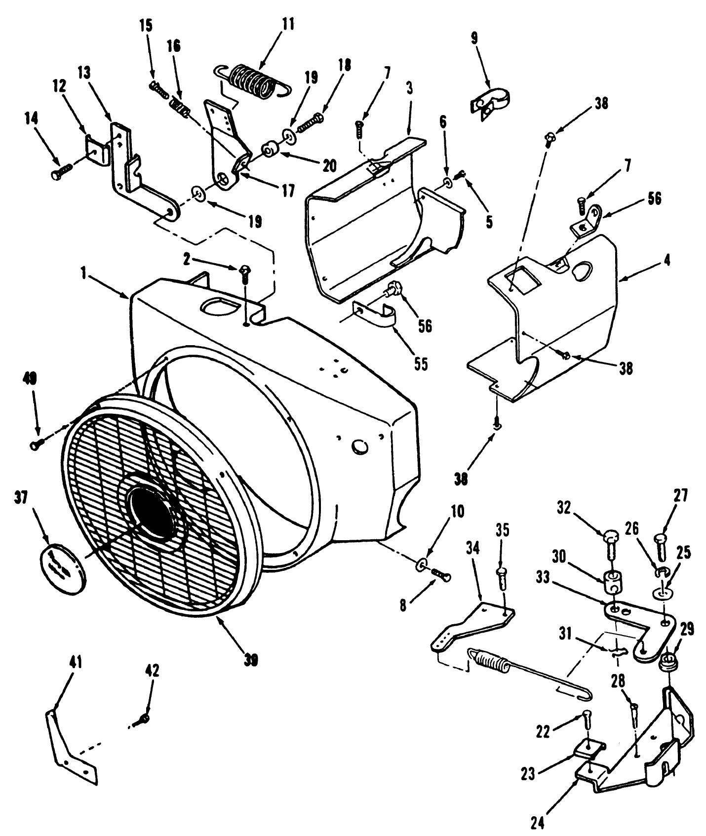 Blower Housing And Governor Power Plus