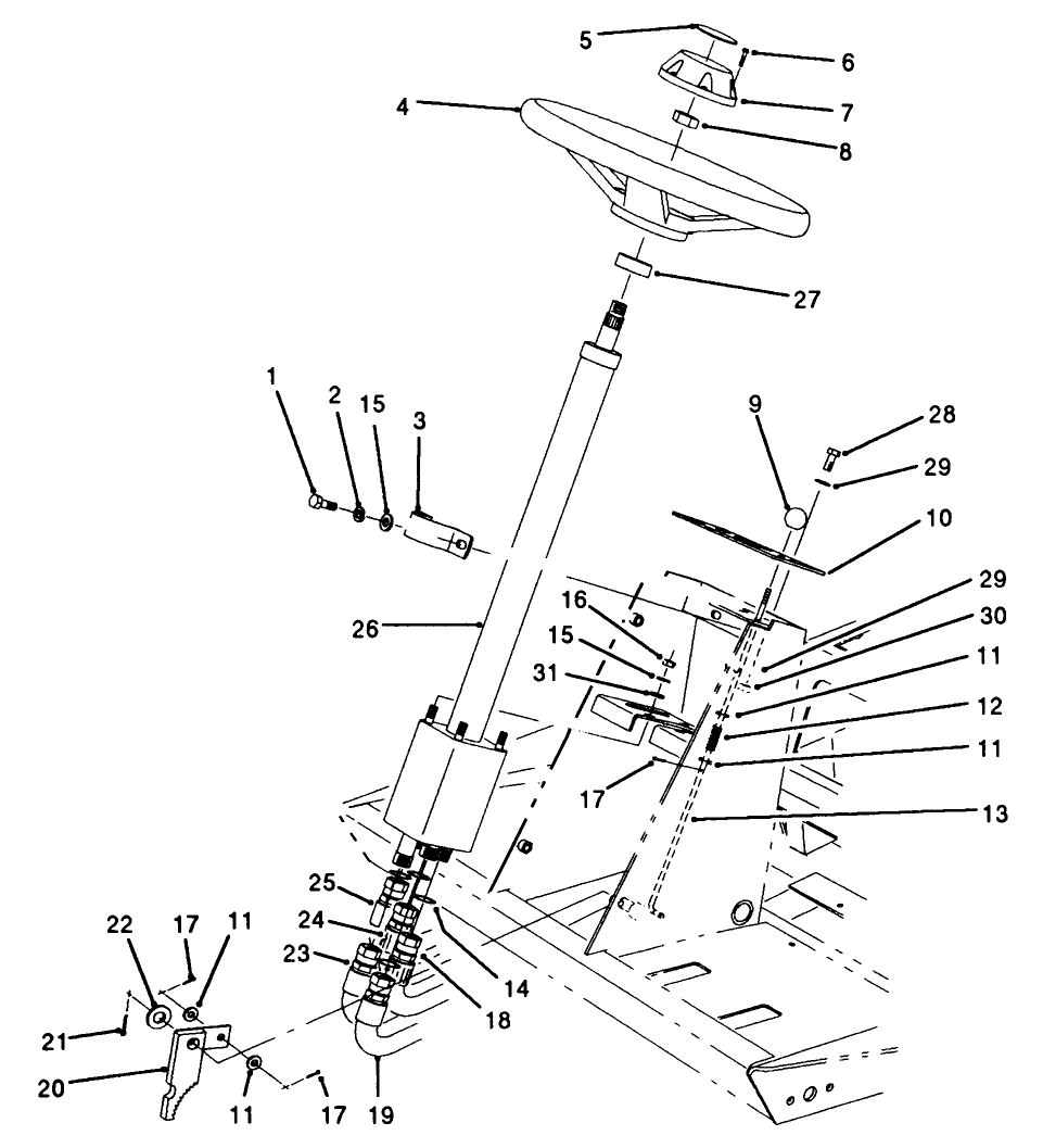 Steering Tower Assembly
