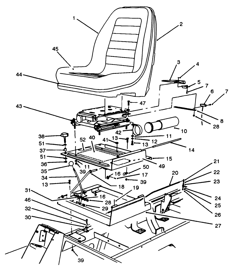 Seat & Throttle Assembly