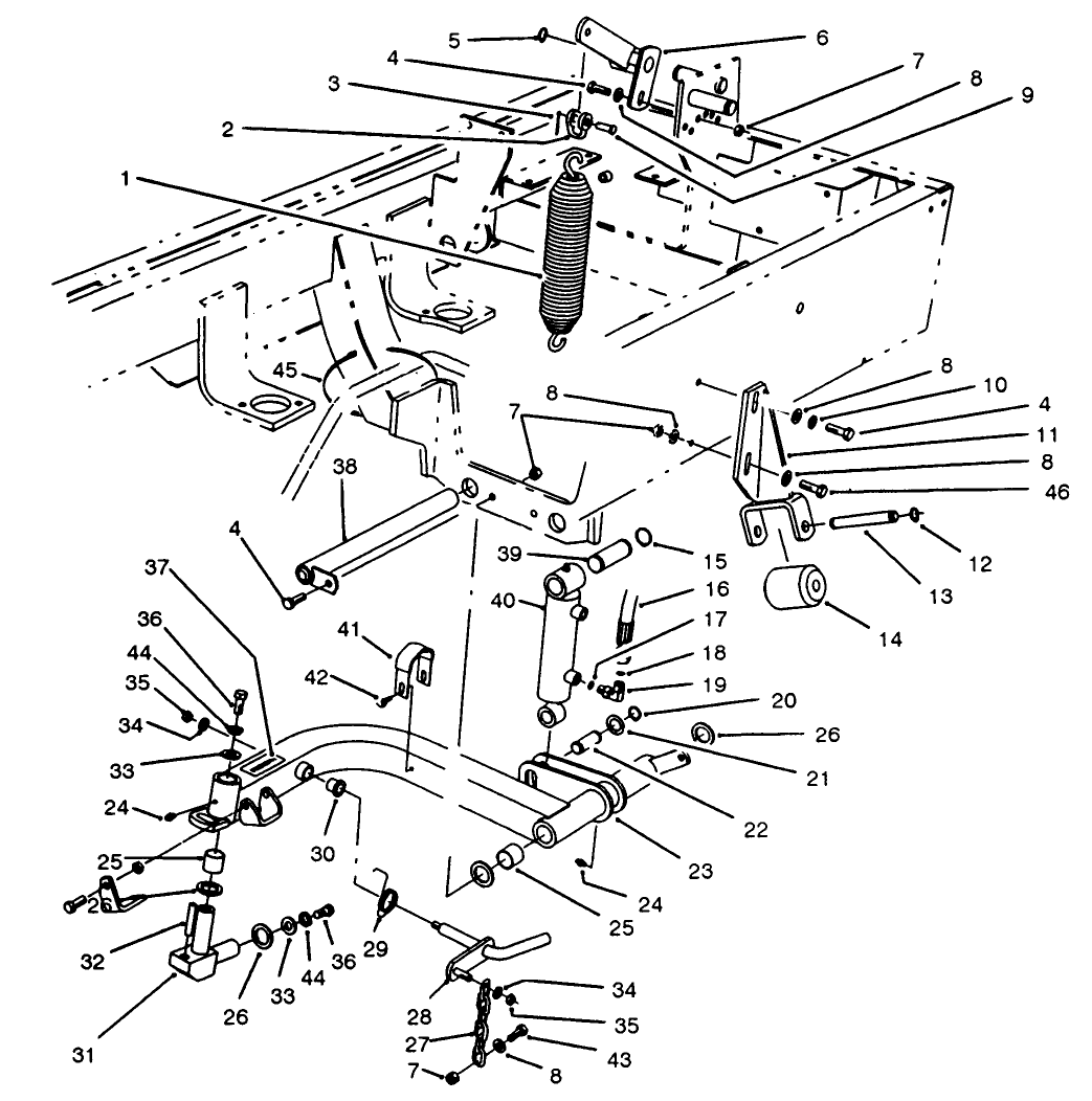 Rear Lift Arms Assembly