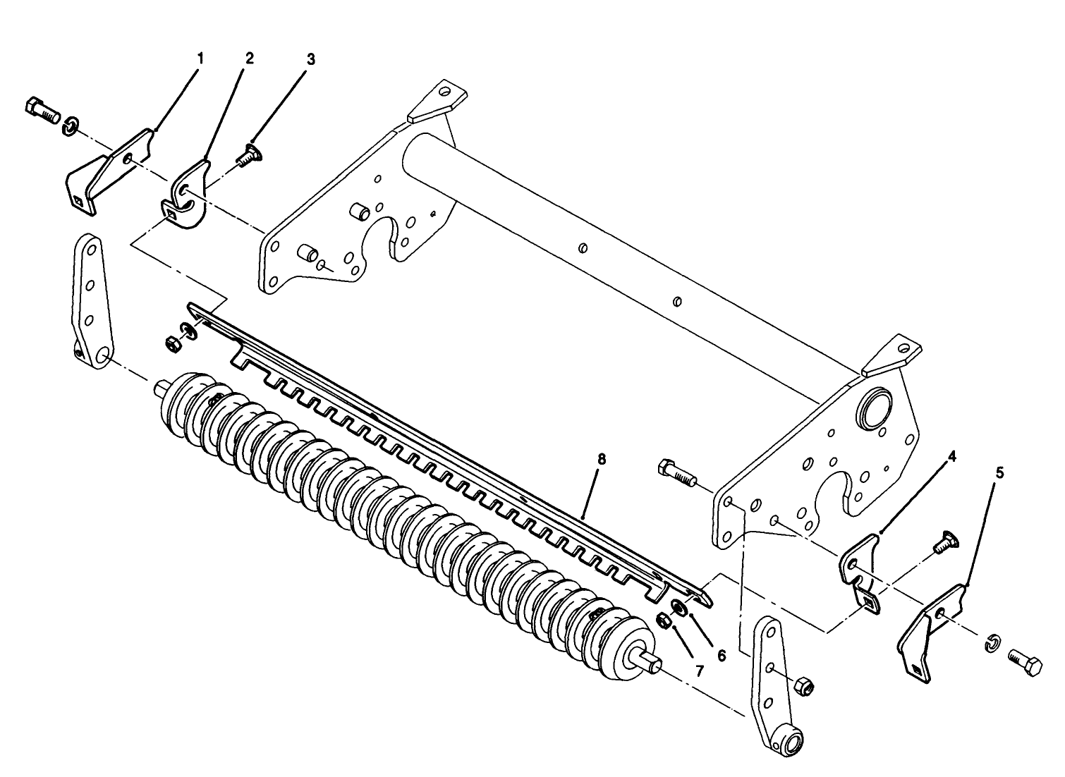 Front Roller Scraper Kit No. 83-5400 (optional)