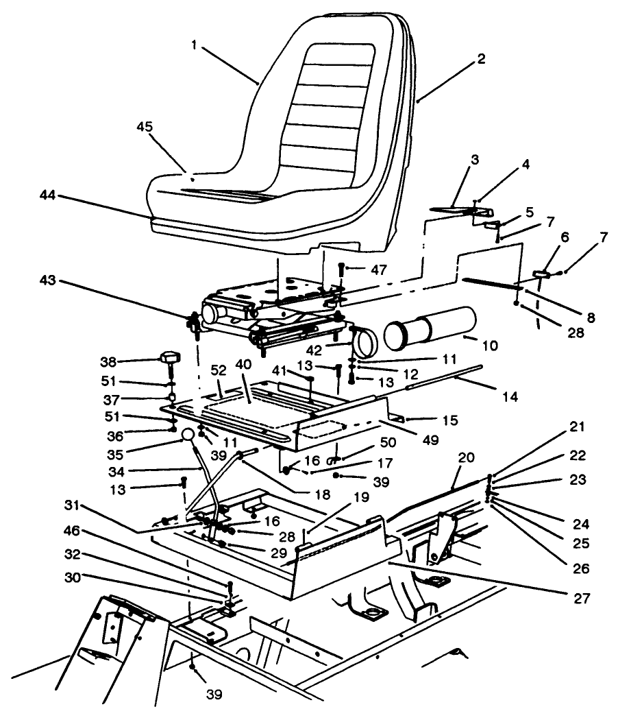 Seat & Throttle Assembly