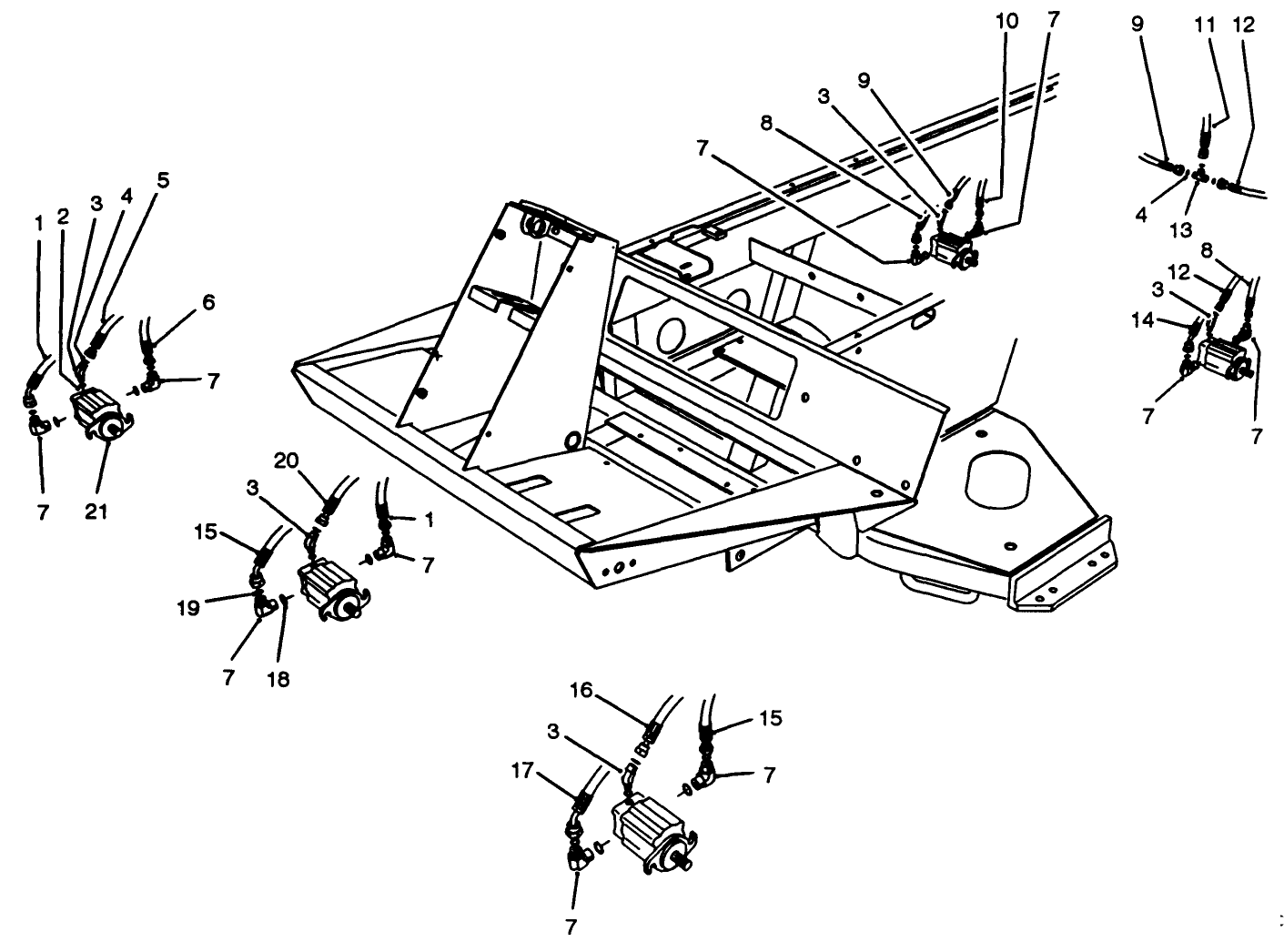 Cutting Unit Hydraulic Components