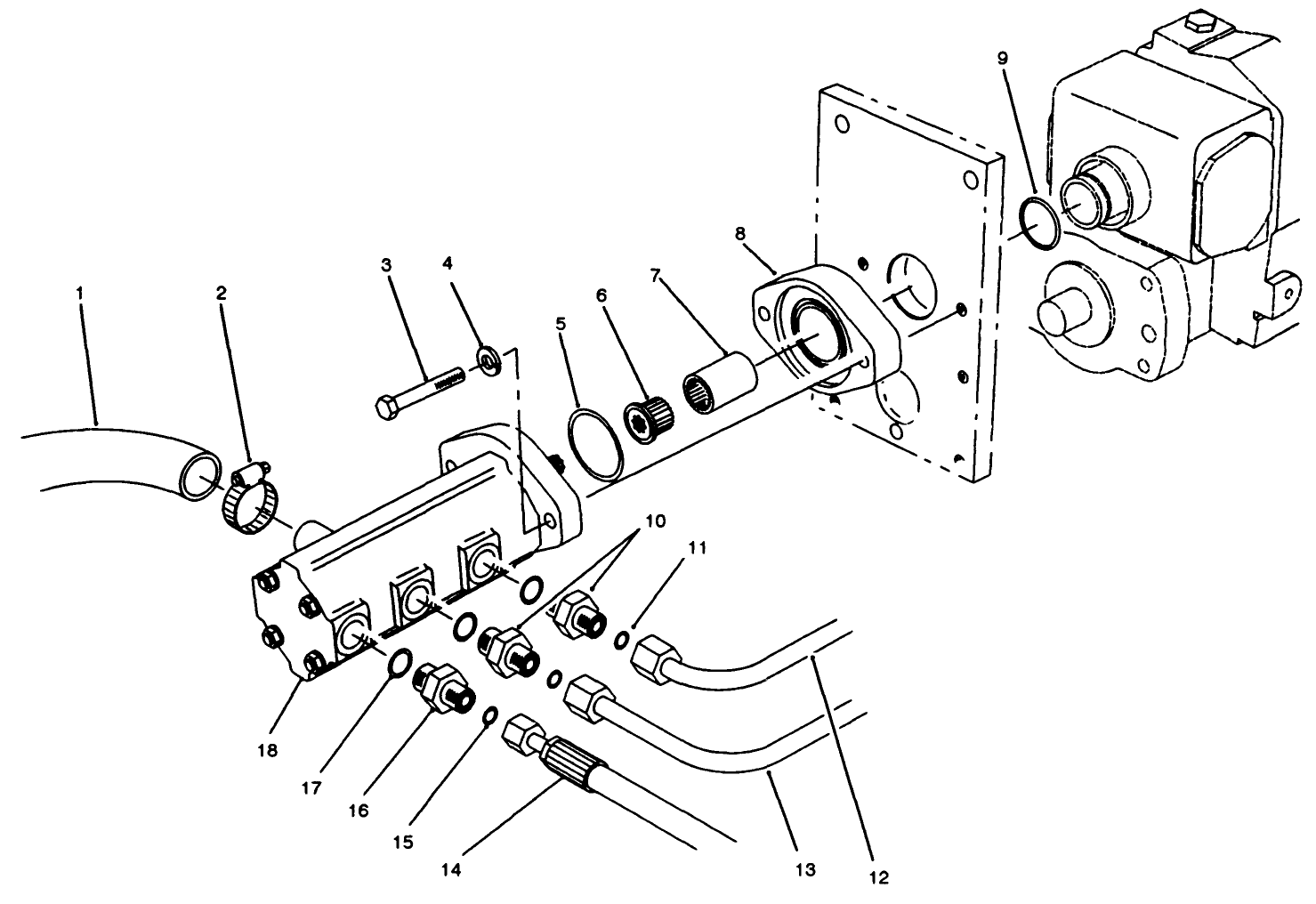 Gear Pump Installation Assembly