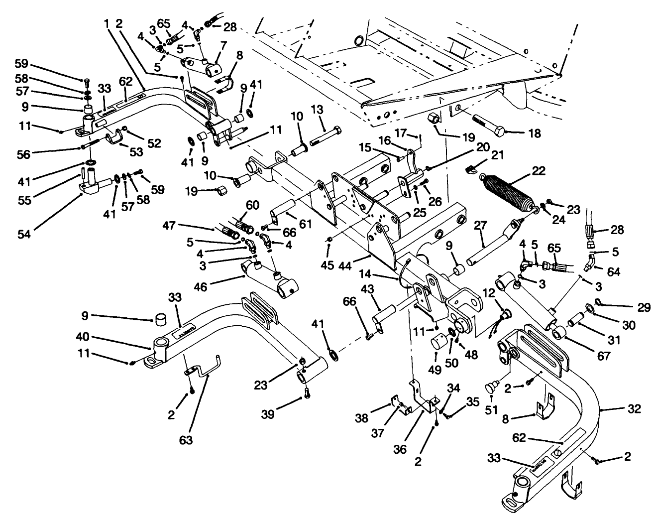 Front Lift Arms Assembly