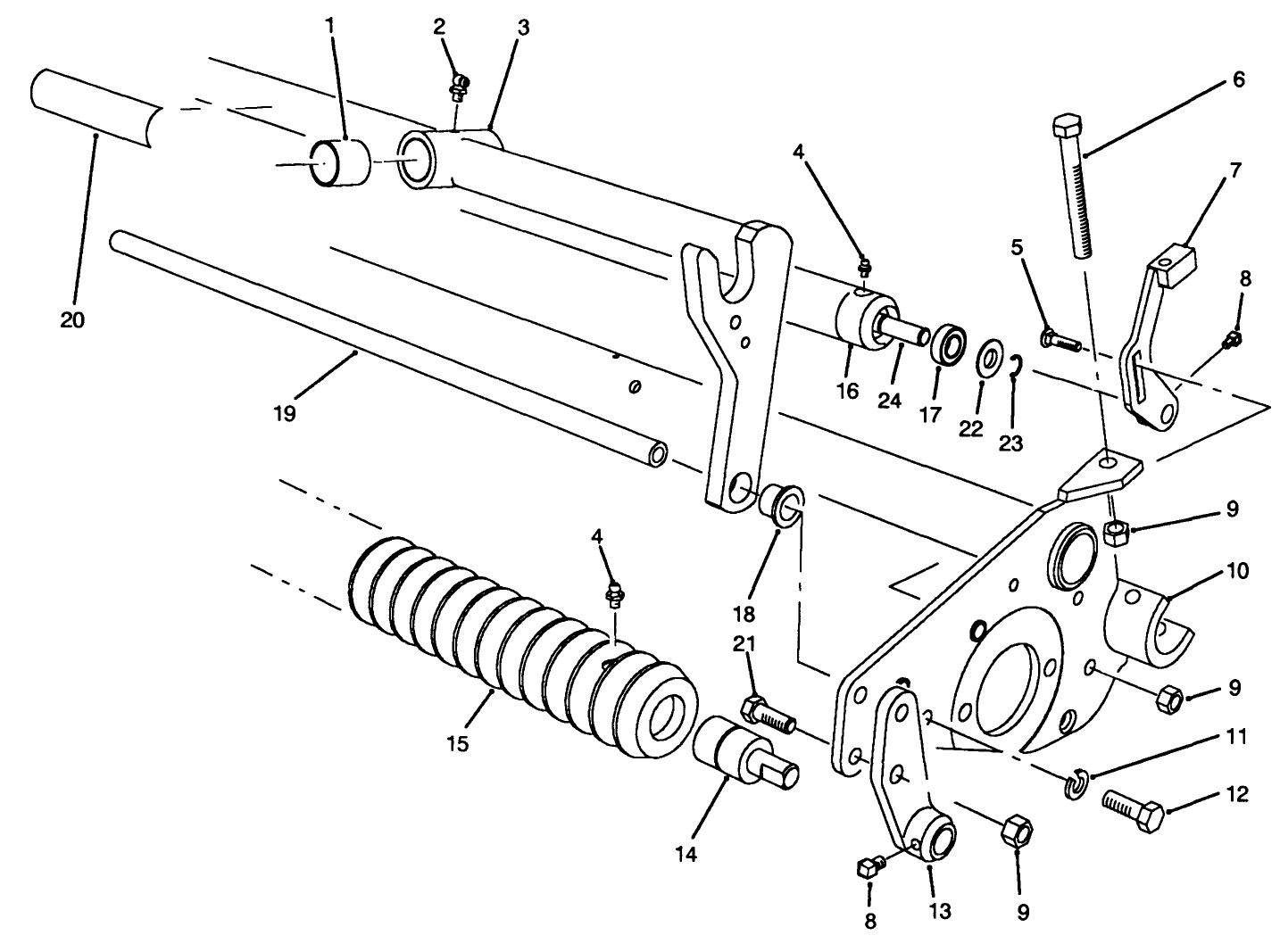 Roller Assembly (5 Blade Cutting Unit Serial No. 20556 & Up)(8 Blade Cutting Unit Serial No. 21323 & Up)