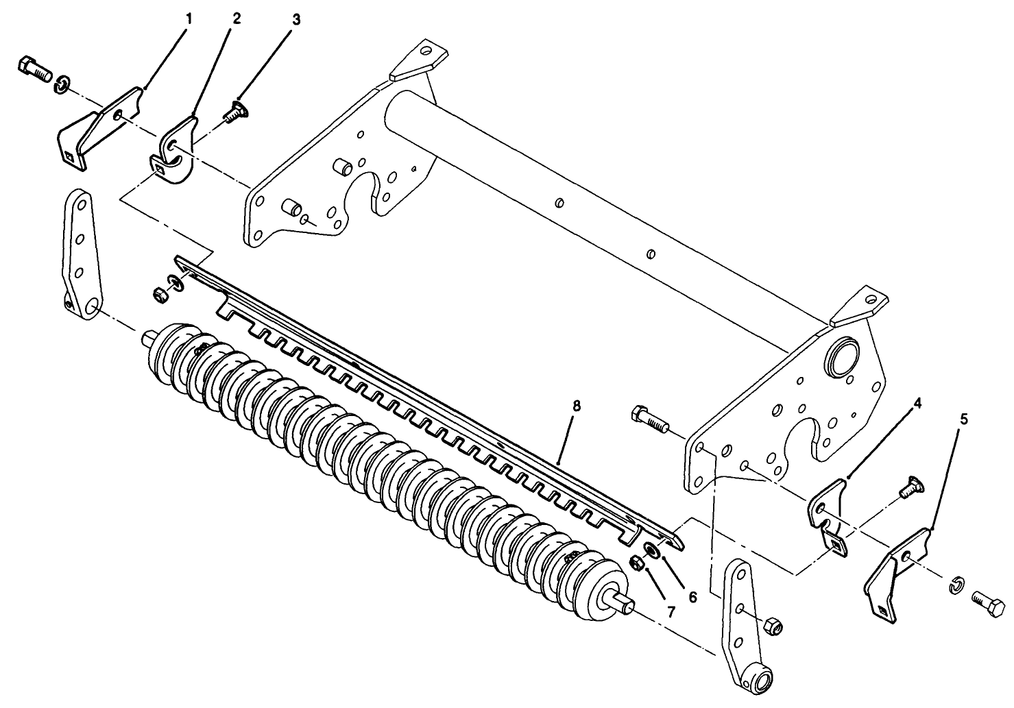 Front Roller Scraper* Kit No. 83-5400 (optional)