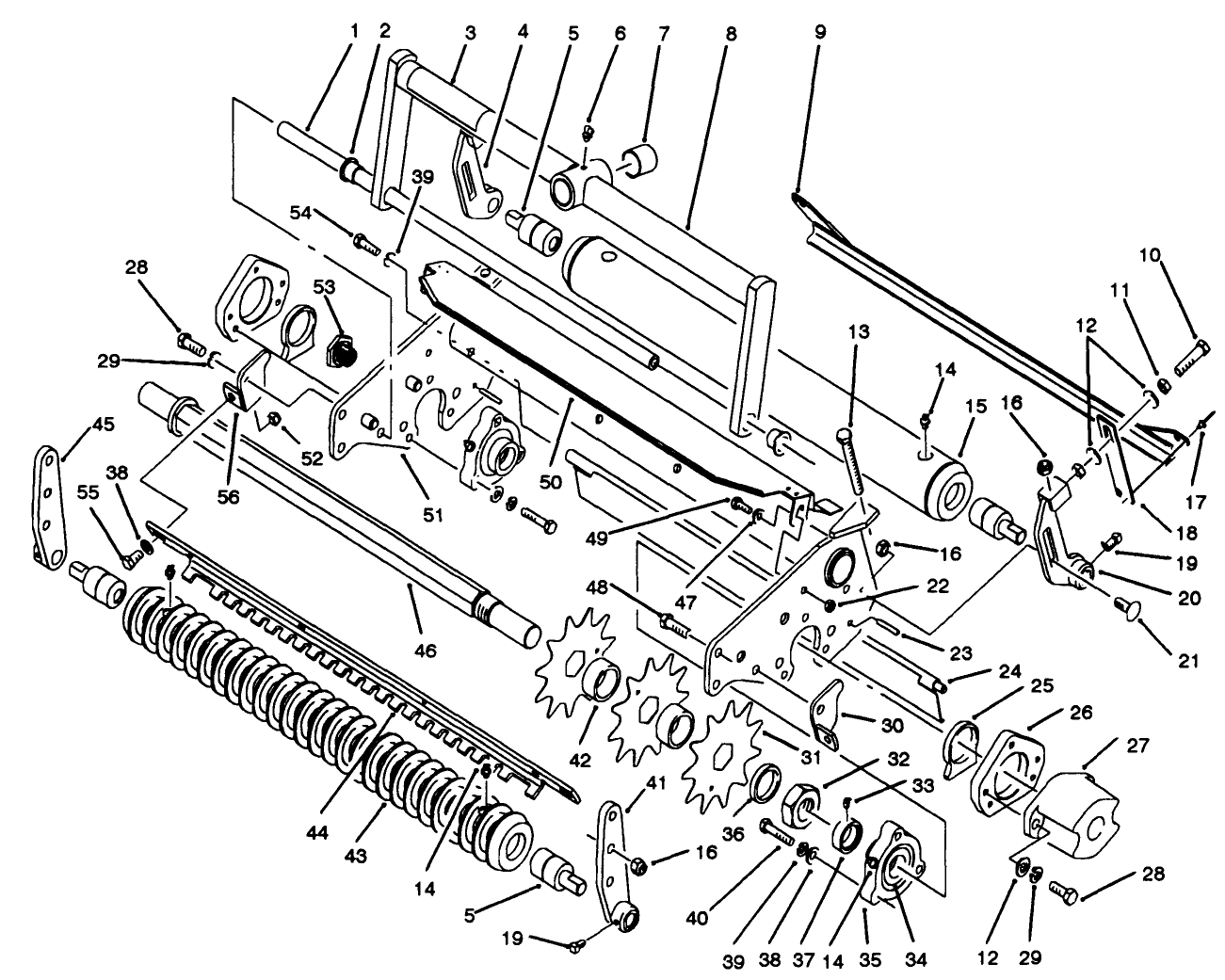 Dethatcher Assembly Model No. 03516 (0ptional)