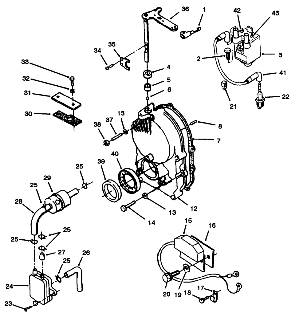 Ignition Control-Onan P220g Type I/10808d