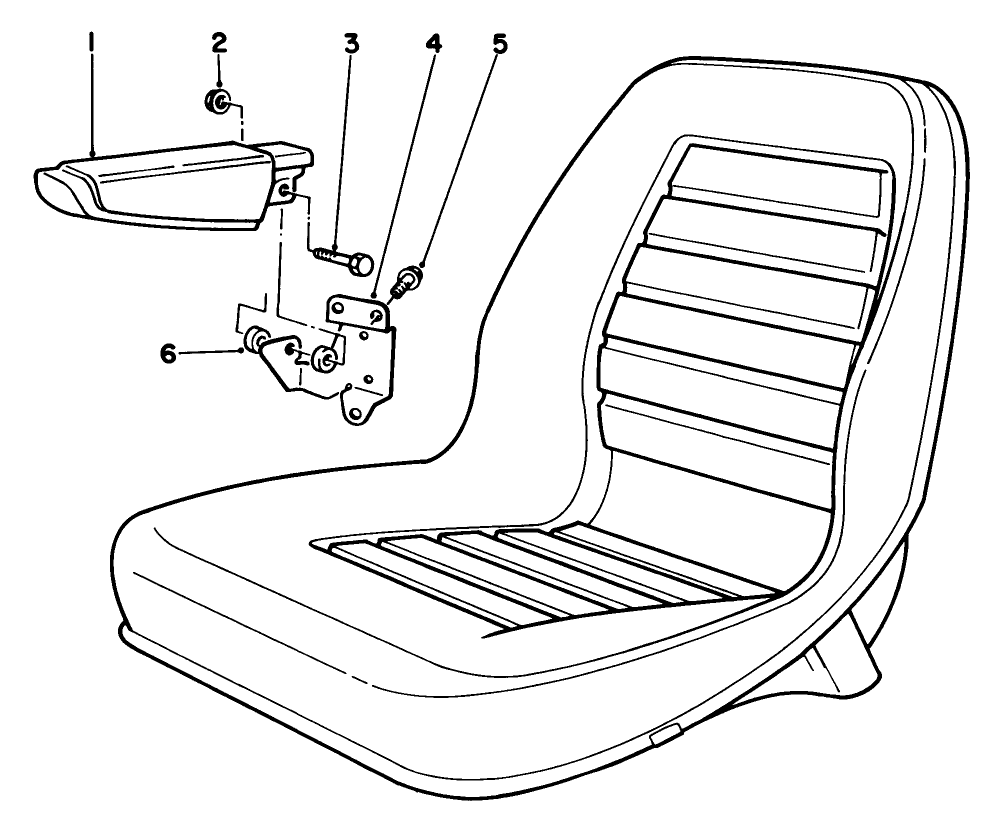 Armrest Kit Model No. 30707