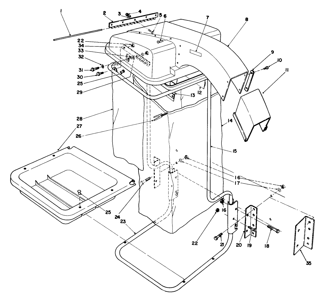 9 Cu. Ft. Hopper Kit Model No. 30504 (optional)