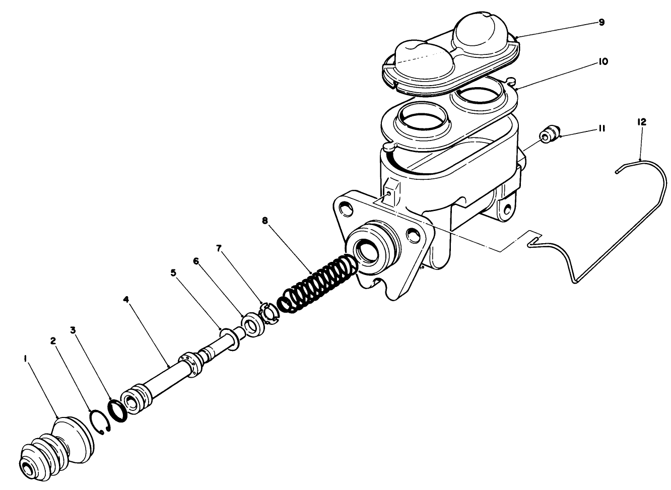 Brake System Master Cylinder No. 69-2640