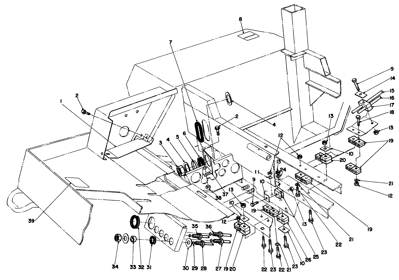 Hydraulic Line Clamps Assembly