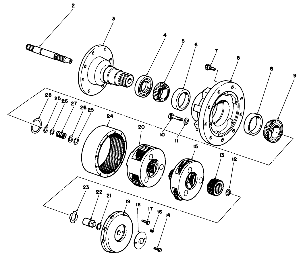 Planetary Gear Assembly No. 69-1730