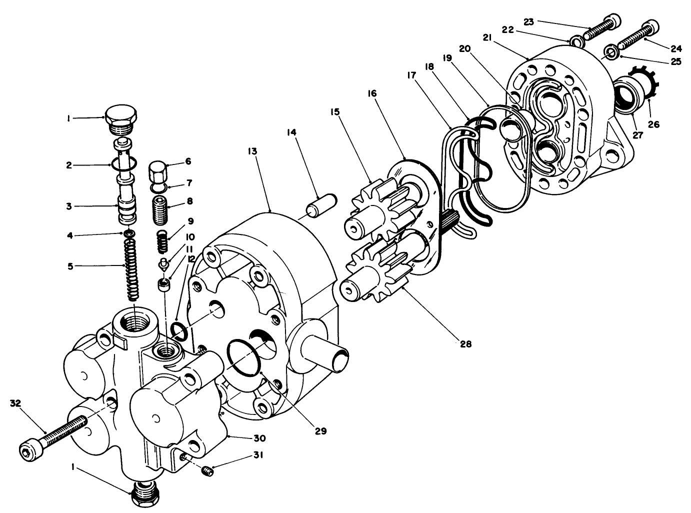 Gear Pump & Flow Divider No. 69-2220