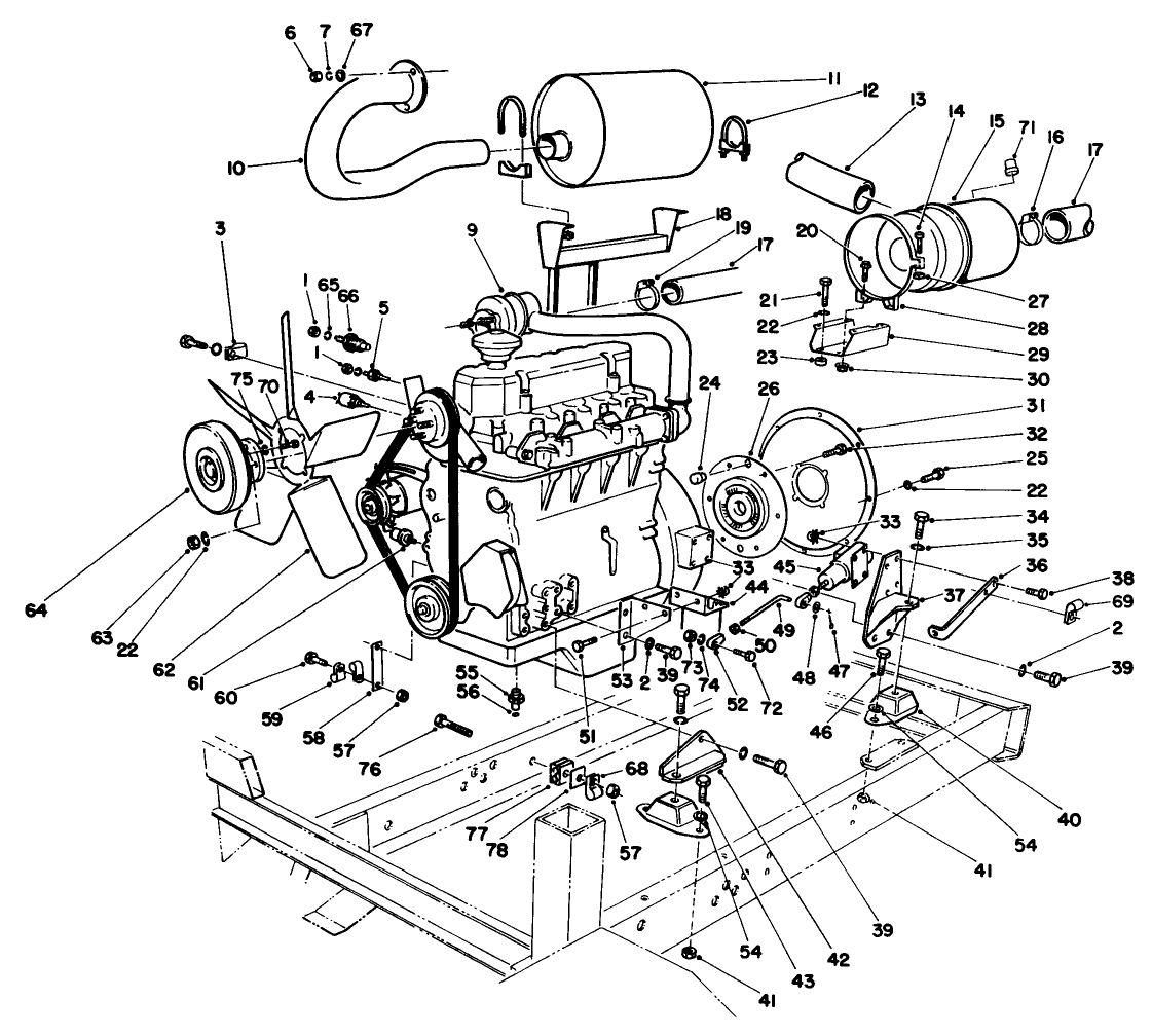Engine Installation Assembly