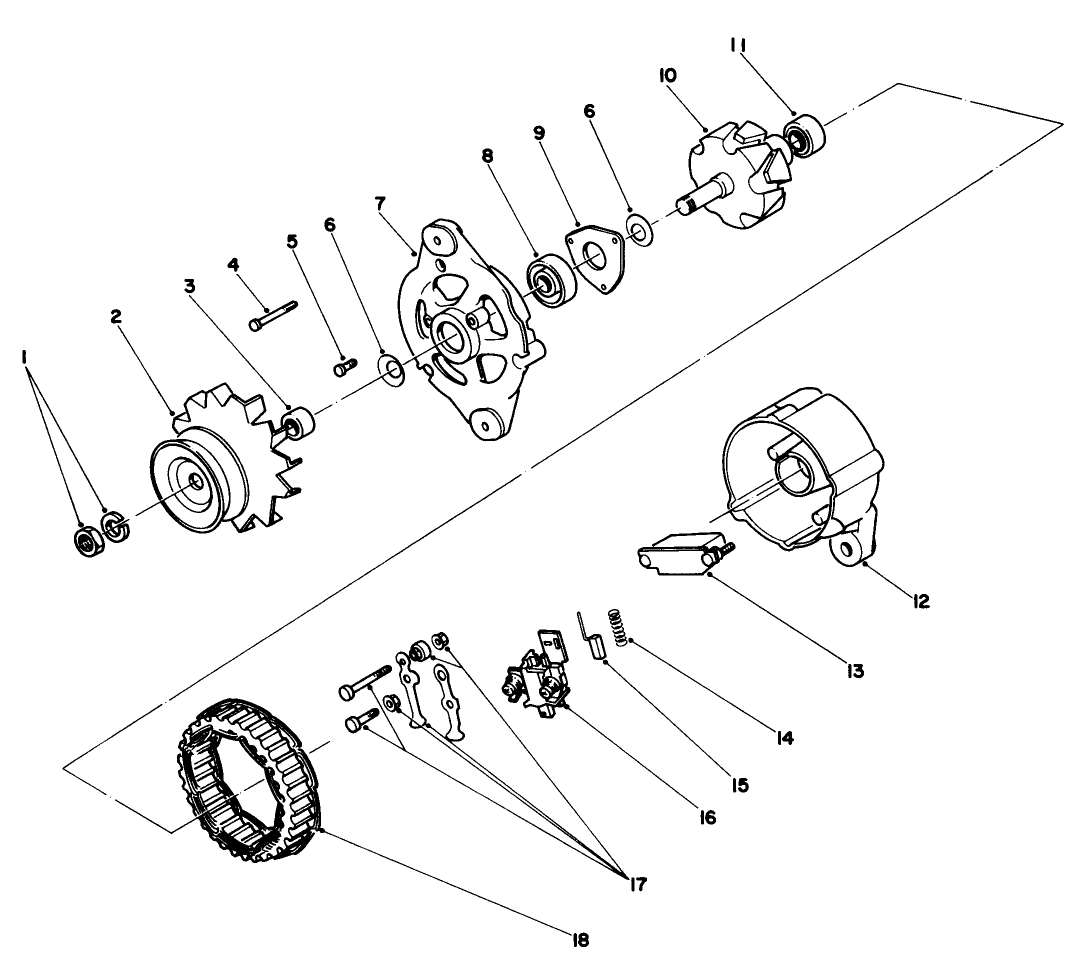 Alternator Assembly No. 70-5760