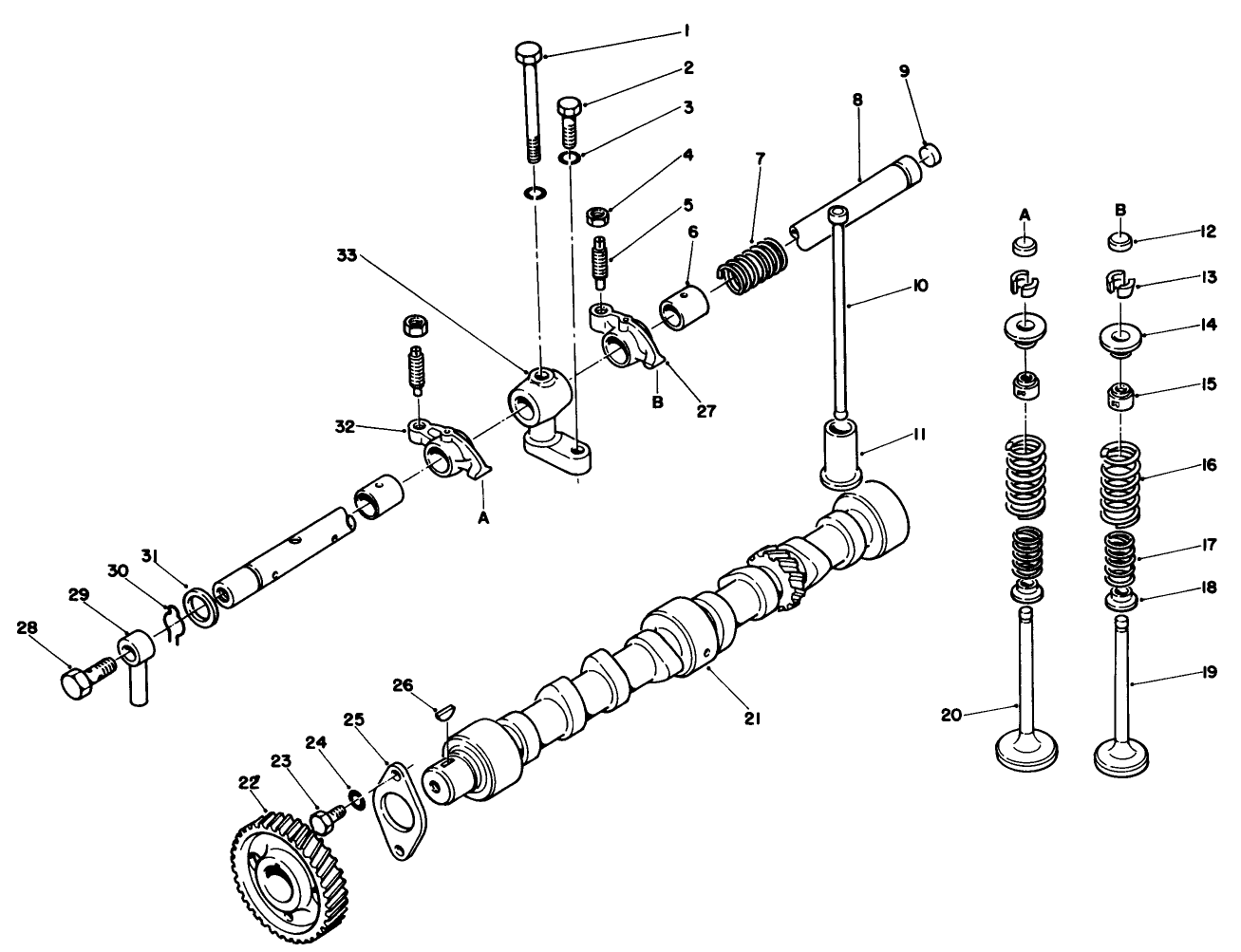 Valve & Camshaft Assembly