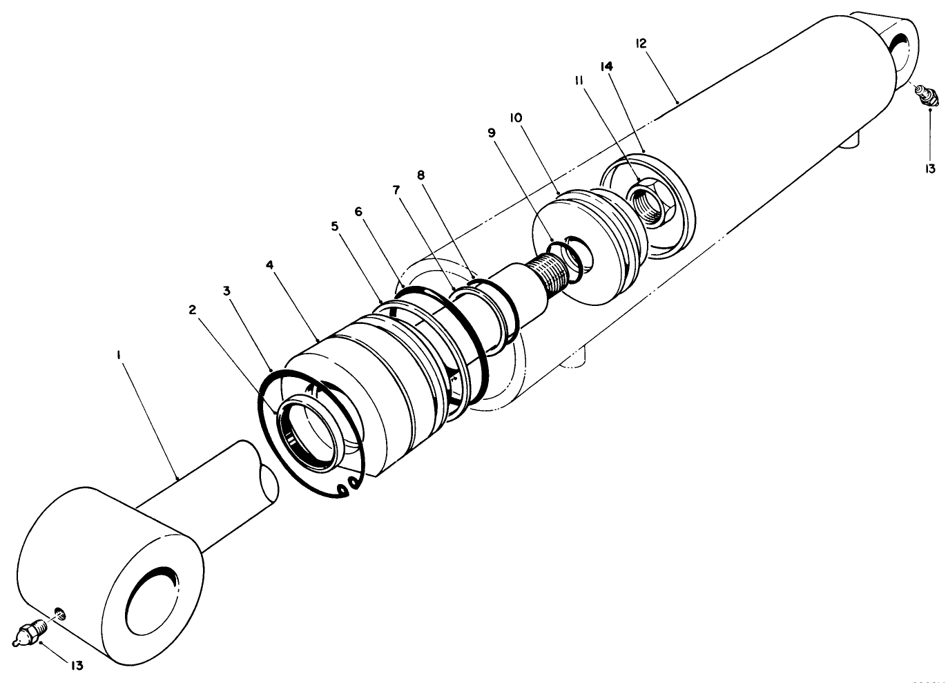 Hydraulic Cylinder Assembly No. 69-2180