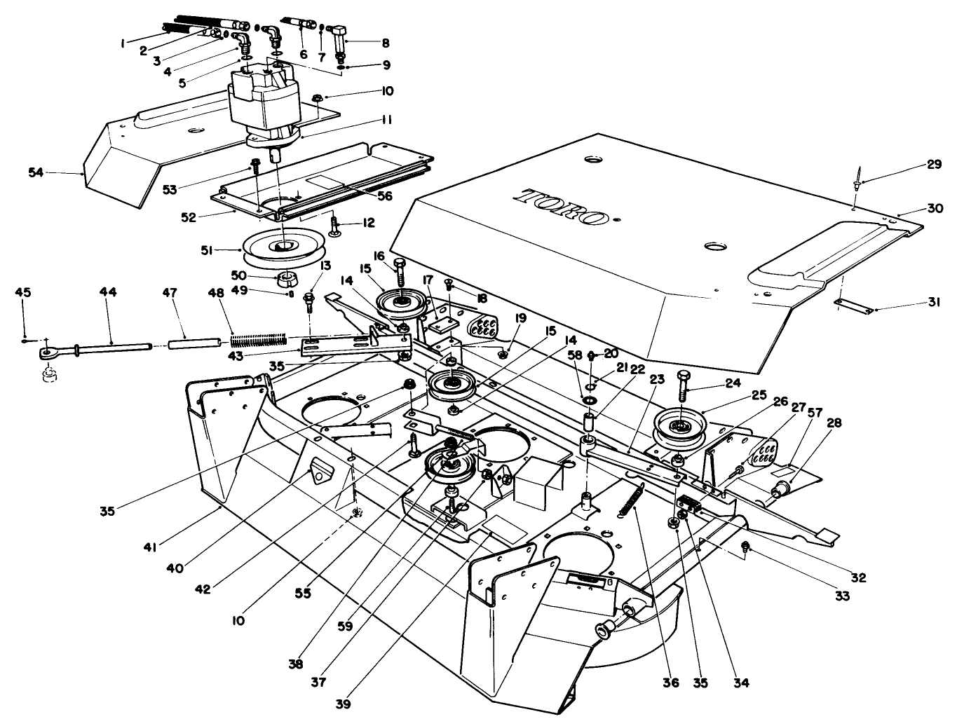 Center Deck Model No. 30592