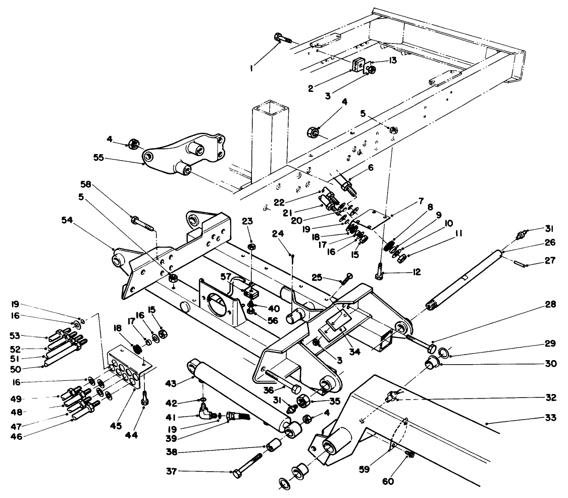 Wing Deck Lift Assembly