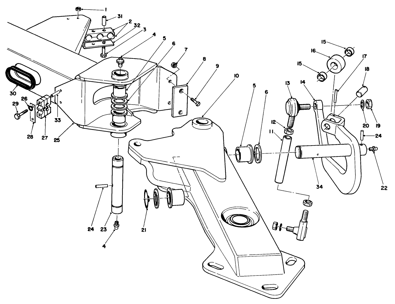 Wing Deck Llft Arm Assembly