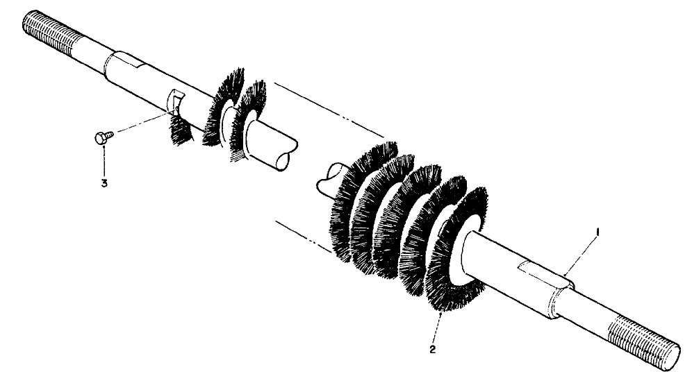 BRUSH-GROOMER ASSY. PART NO. 65-8330 (Optional)