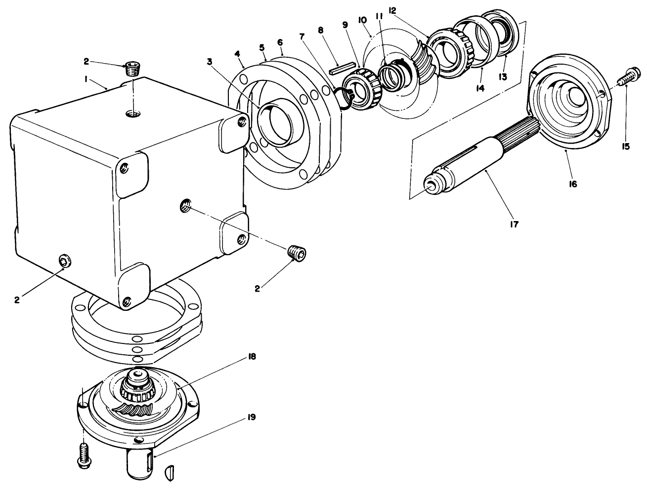 Gear Box Assembly No. 68-681o