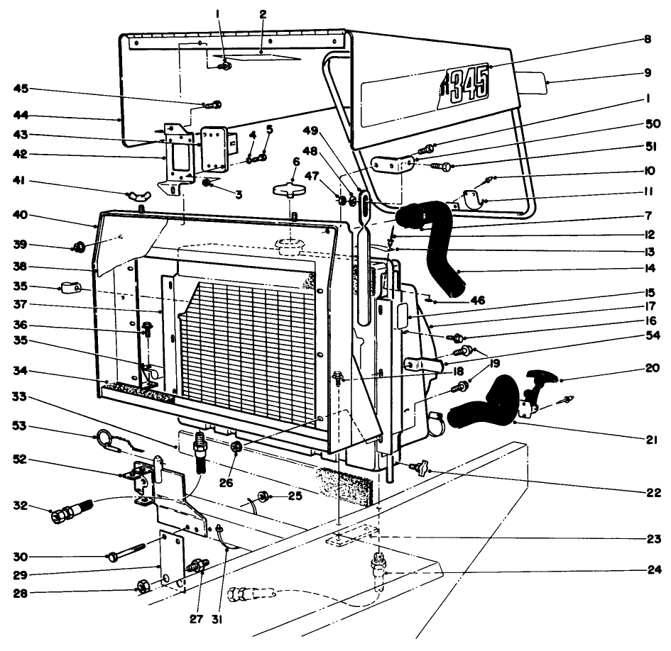 Radiator & Hood Assembly