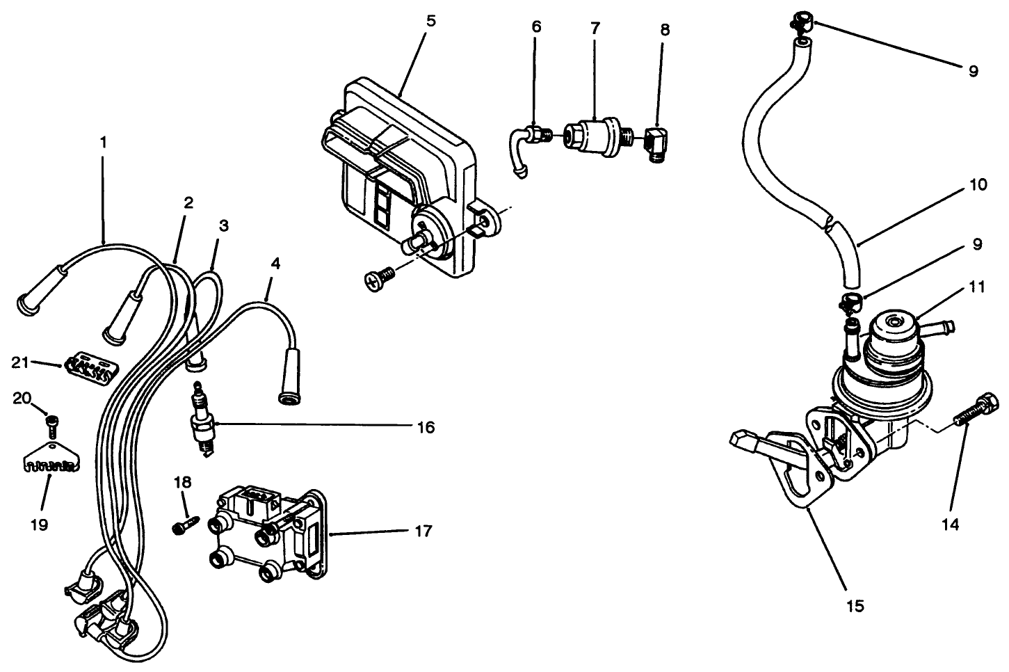 Ignition & Fuel Pump Assembly