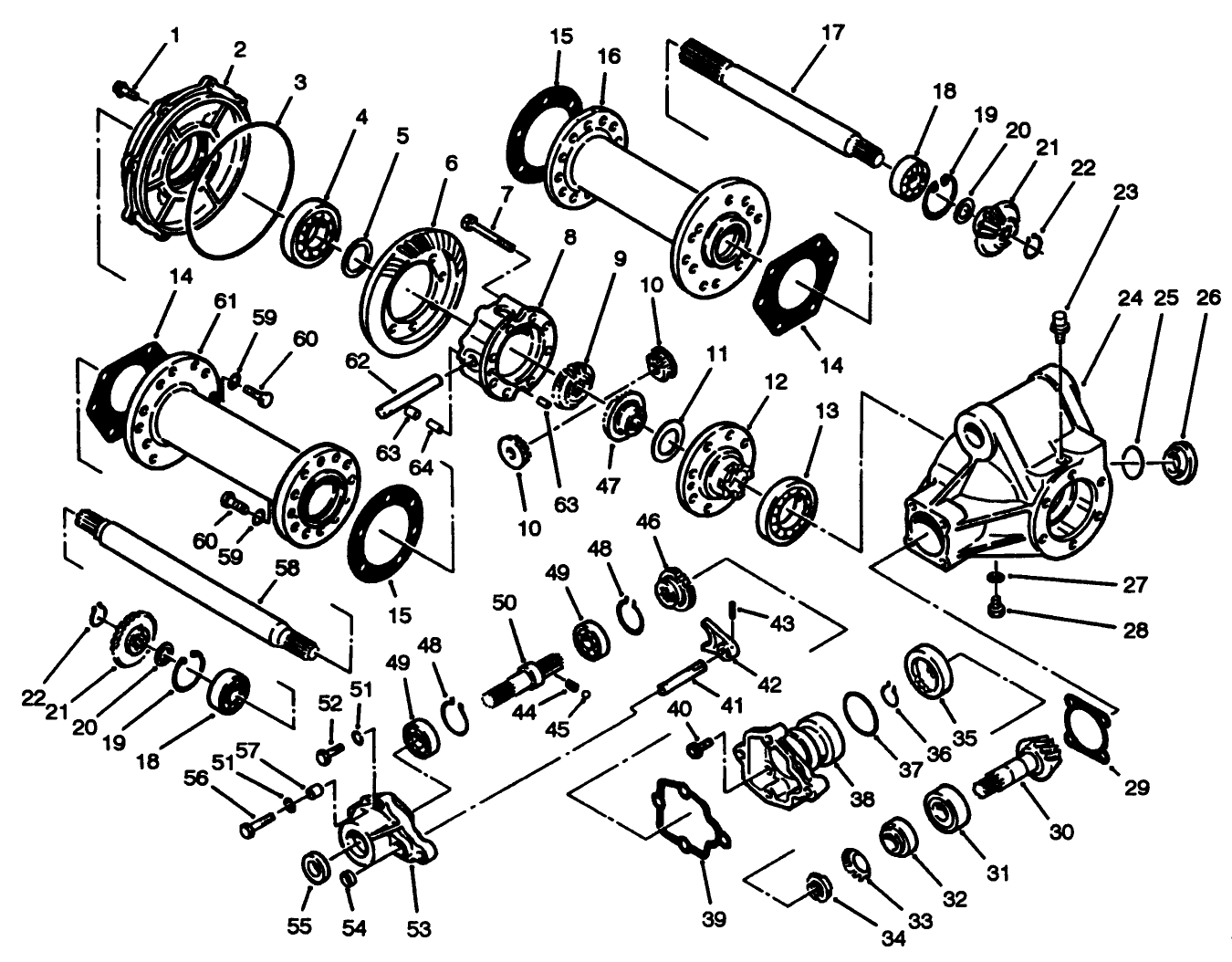 Rear Axle Assembly No. 68-6820