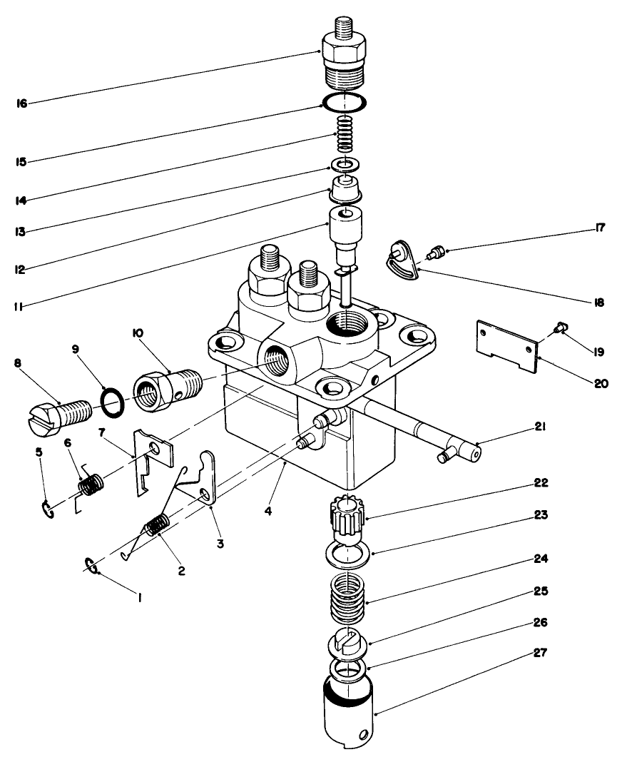 Fuel Injection Pump Assembly No 42-8000 (cont.)