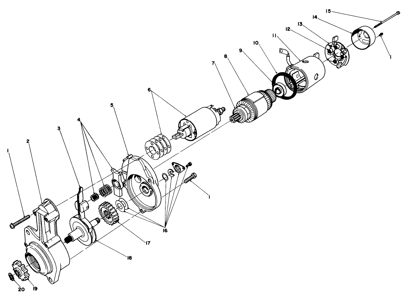 Starter Assembly No. 46-7610