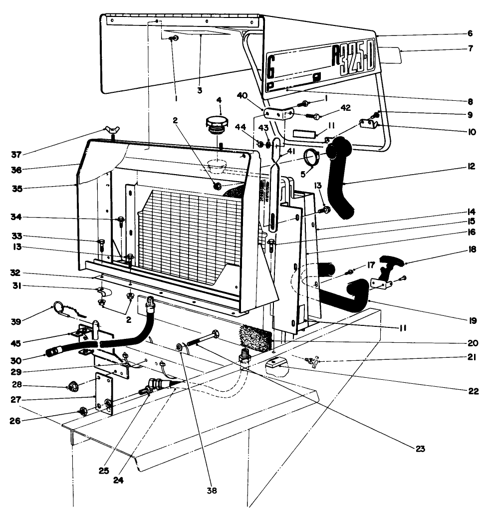 Radiator & Hood Assembly
