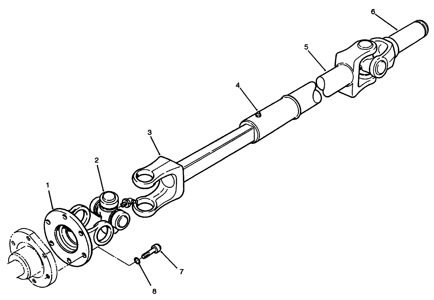 Drive Shaft Assembly No. 71-4550